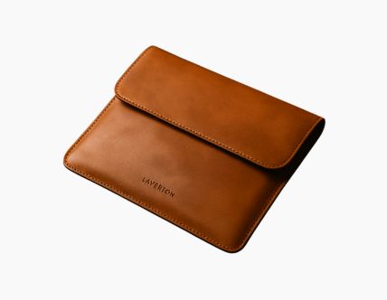 Leather Tech Pouch – LAYERION Signature Edition