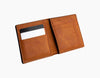 Men’s Tan Slim Genuine Leather Bifold Wallet