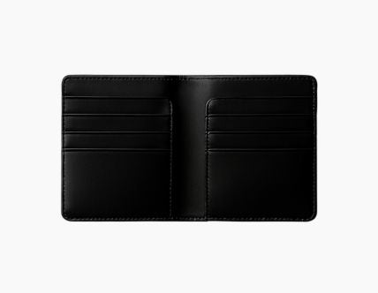 Black Leather Wallet – Slim, Minimalist